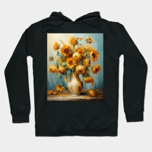 Sunflowers by Vincent Van Gogh Post-Impressionist Hoodie